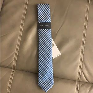 Tommy Hilfiger Men's York Slim Plaid Tie aqua